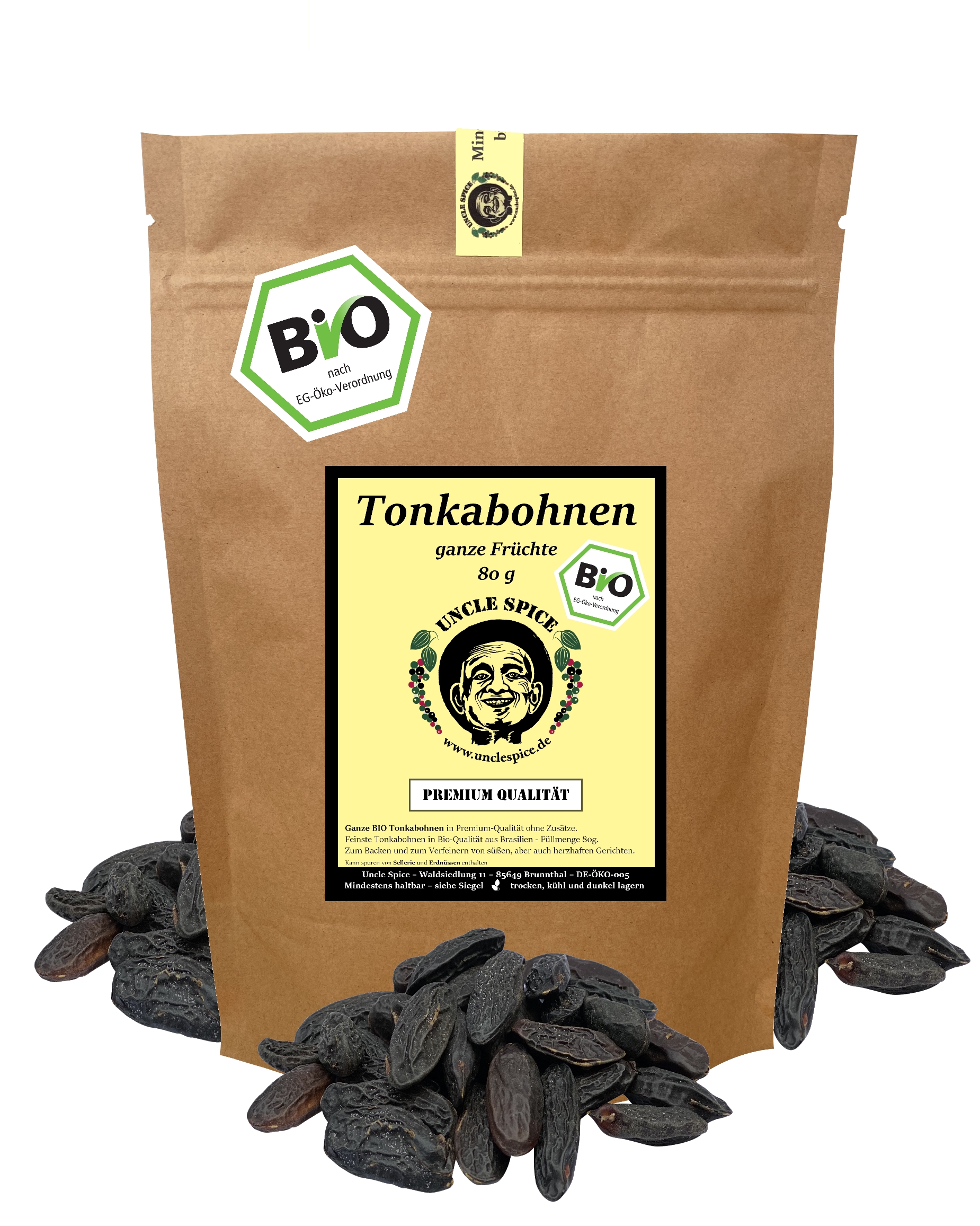 BIO Tonkabohnen - Uncle Spice - Alternative zu Vanilleschoten
